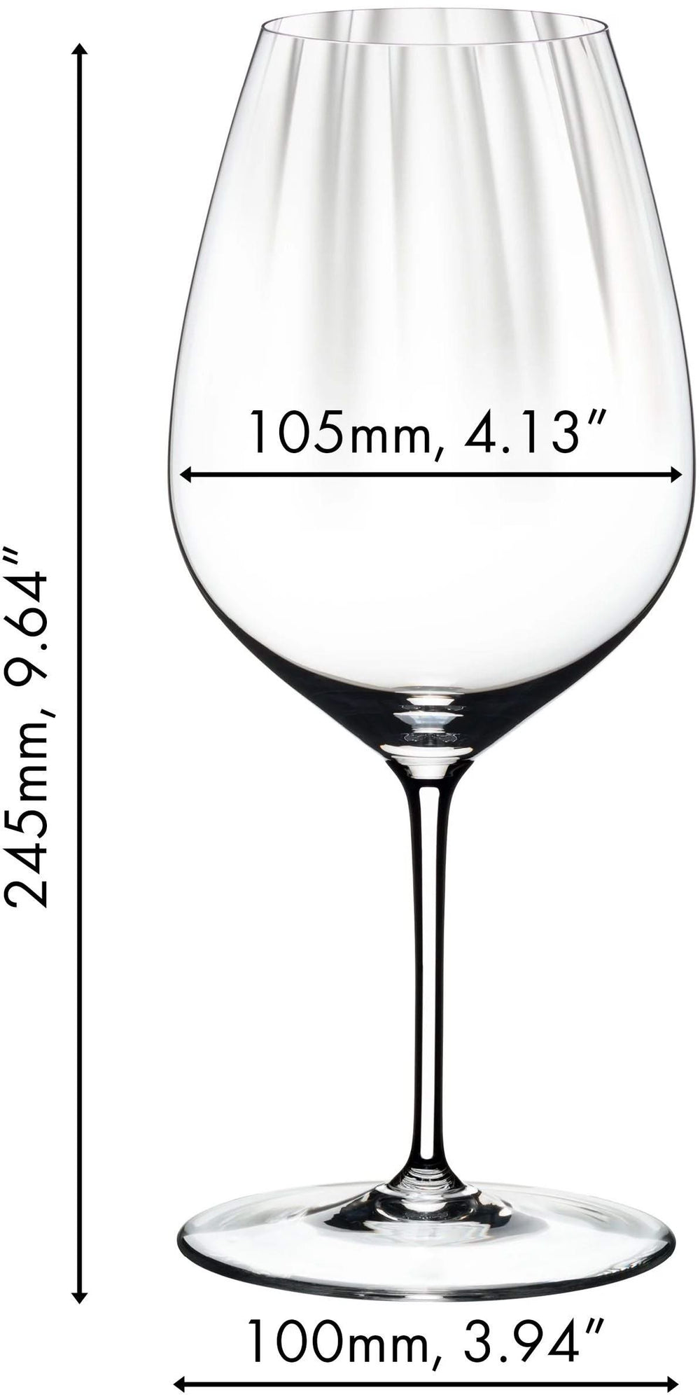 Copas de vino tinto Riedel Performance - Cabernet / Merlot - 834 ml - 2 unidades