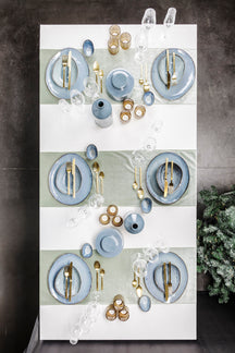 Cosy & Trendy Platos para cena Aicha - 27 x 23 cm - 4 piezas