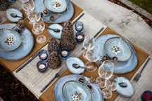 Cosy & Trendy Platos para cena Aicha - 27 x 23 cm - 4 piezas