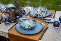 Cosy & Trendy Platos para cena Aicha - 27 x 23 cm - 4 piezas