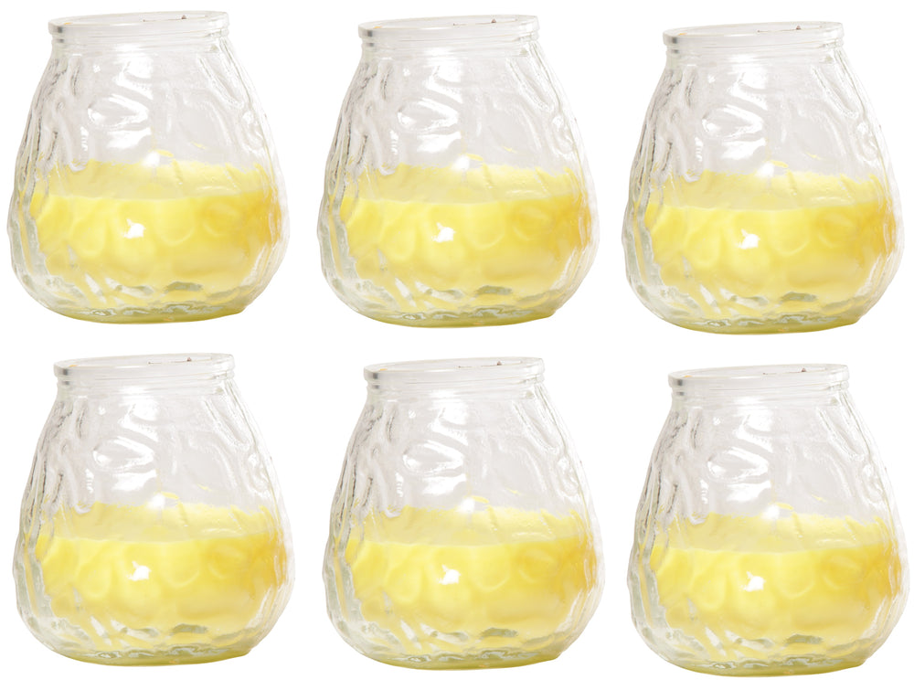 Velas Cosy & Trendy Lowboy - Velas para exterior - Velas de citronela ø 10 cm - 6 unidades