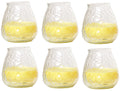Velas Cosy & Trendy Lowboy - Velas para exterior - Velas de citronela ø 10 cm - 6 unidades