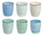 Tazas de café / tazas Senseo Delice azul 180 ml - 6 piezas Cookinglife