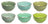 Cuencos pequeños Cookinglife Delice Verde ø 12 cm - 6 unidades