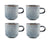 ONA Tazas de café Duna Blue 220 ml - 4 piezas