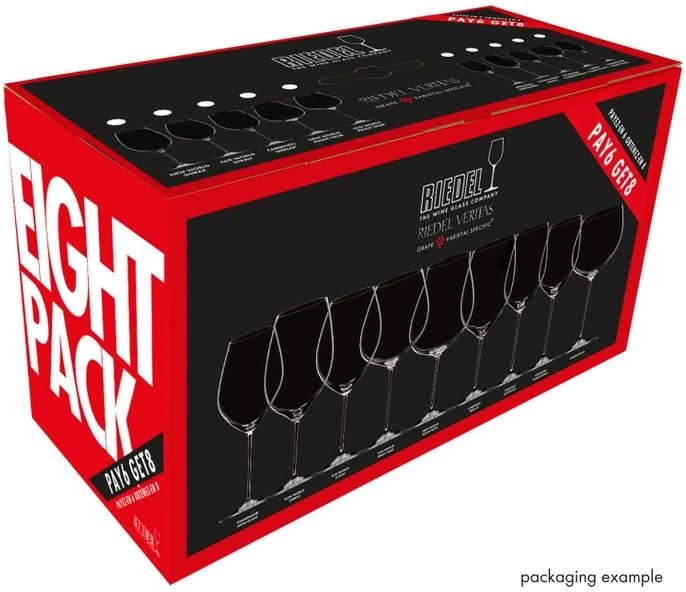 Copas de champán Riedel - Flutes - Veritas - 449 ml - Paga 6 y lleva 8