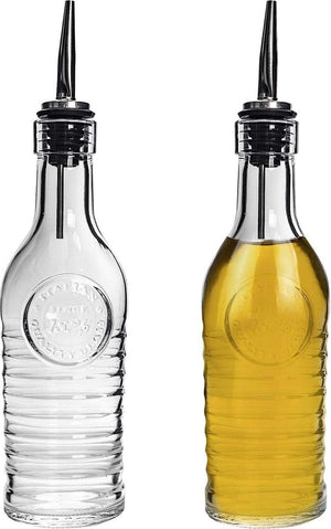 Bormioli Rocco Botellas para aceite o vinagre Officina 1825 - 275 ml - 2 unidades