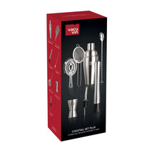 Set de cóctel Vacu Vin Plus - Plateado - 7 piezas