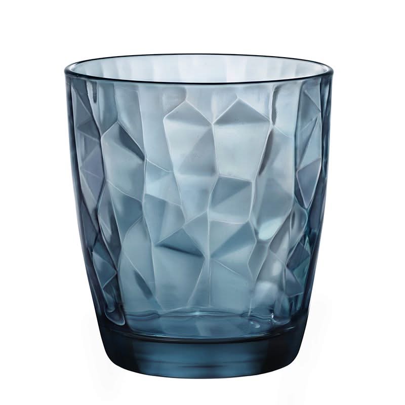 Vasos de agua Bormioli Rocco Diamond - Azul - 390 ml - 6 piezas
