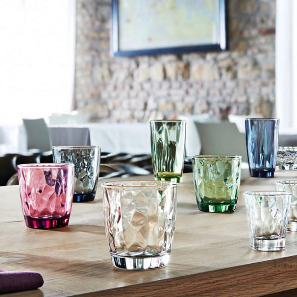 Vasos de agua Bormioli Rocco Diamond - Azul - 390 ml - 6 piezas