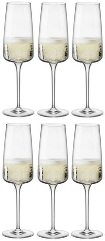 Copas de champán Bormioli Rocco - Flutes - Nexo - 240 ml - 6 piezas