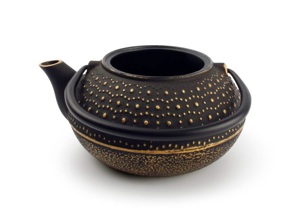 Salt & Pepper Tetera My Tea Negro / Oro 800 ml