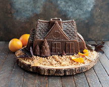 Nordic Ware Tulbandvorm Gingerbread House Bundt Plata - Gietaluminio - 26 x 20 cm