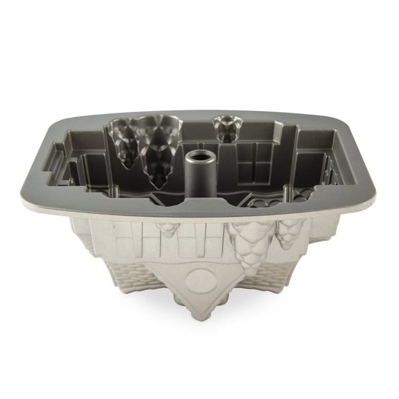 Nordic Ware Tulbandvorm Gingerbread House Bundt Plata - Gietaluminio - 26 x 20 cm