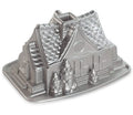 Nordic Ware Tulbandvorm Gingerbread House Bundt Plata - Gietaluminio - 26 x 20 cm
