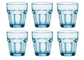 Vasos de agua Bormioli Rocco Rock Bar - Azul - 270 ml - 6 piezas