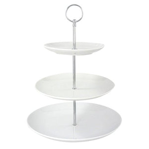Cookinglife Etagère / torre de servicio Food for Fun ø 16, 21 y 26 cm - 3 niveles - 34 cm de alto