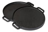 Plancha de Parrilla Blackwell BBQ / Plancha de Hierro Fundido ø 30 cm - sin recubrimiento antiadherente, reversible