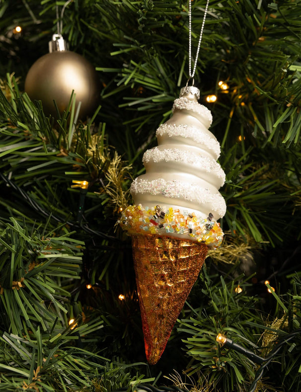 Bola de Navidad Nordic Light Helado suave 17 cm