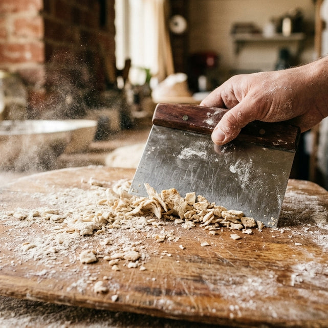 Pala de madera: limpieza en seco