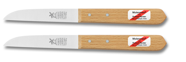 Robert Herder Cuchillo de Molino - Madera - Hoja 9.2 cm - 2 Piezas