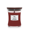 WoodWick Vela aromática Mediana Cinnamon Chai - 11 cm / ø 10 cm - Vela en vaso - Mecha de madera