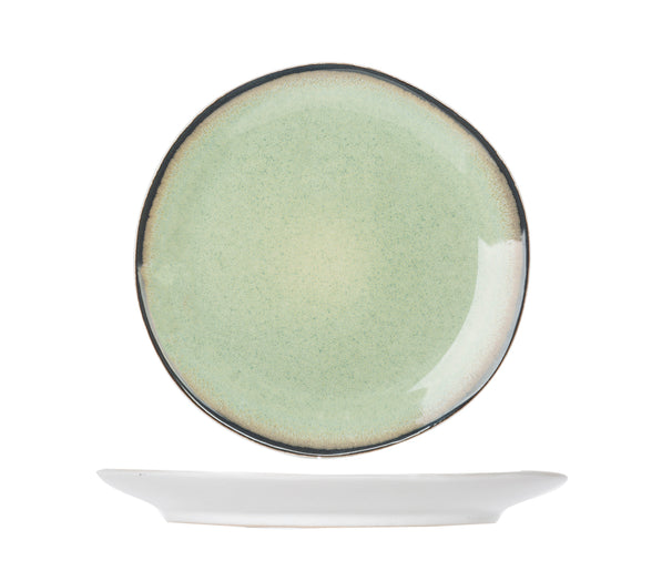 Cosy & Trendy Platos para desayuno / Platos para postre Fez Groen ø 23 cm - 4 unidades