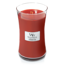 WoodWick Vela aromática Grande Cinnamon Chai - 18 cm / ø 10 cm - Vela en vaso - Mecha de madera