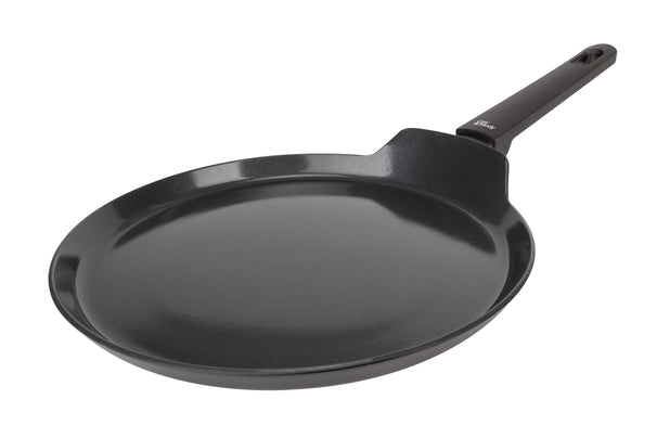 Cookinglife Sartén para panqueques Black Cera Negro ø 24 cm - revestimiento antiadherente cerámico