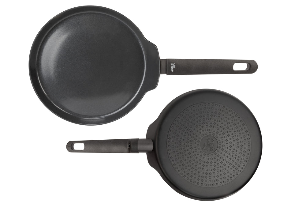Cookinglife Sartén para panqueques Black Cera Negro ø 24 cm - revestimiento antiadherente cerámico