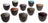 Tazas de espresso Cosy & Trendy Streetfood 120 ml - 10 unidades