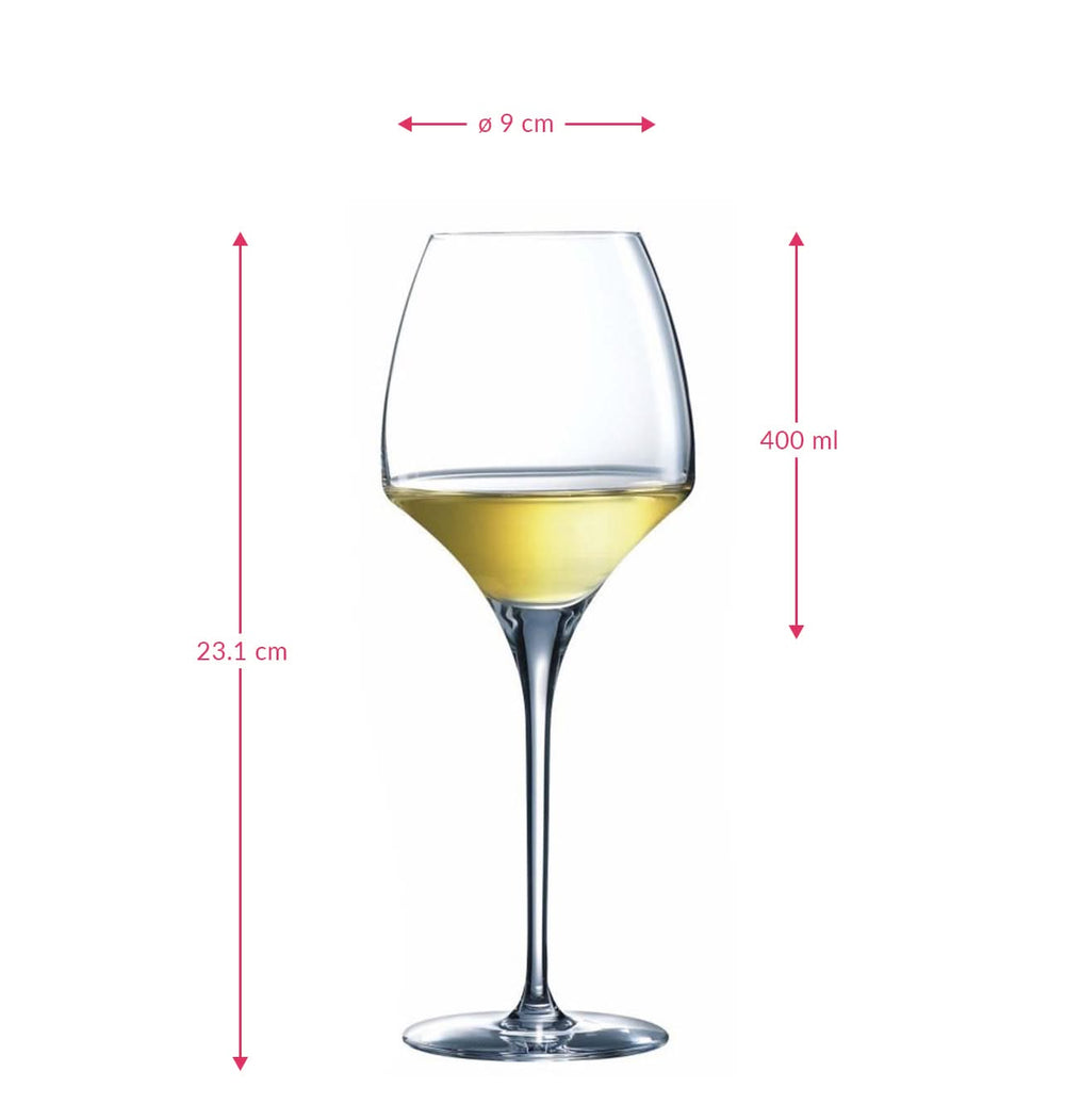 Copas para vino blanco Chef & Sommelier Open Up - 400 ml - 6 unidades - 6 copas para vino blanco de 400 ml