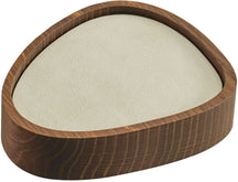 Soporte para posavasos LIND DNA - Madera de roble - Ahumado - 14 x 13 cm
