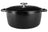 Olla para asar con tapa Fontestic de hierro fundido negro Ø 28 cm / 6.8 litros - capa antiadherente esmaltada