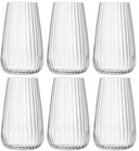 Vasos longdrink Luigi Bormioli - Vasos de agua - Copas de cóctel - Speakeasies - 570 ml - 6 piezas