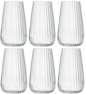 Vasos longdrink Luigi Bormioli - Vasos de agua - Copas de cóctel - Speakeasies - 570 ml - 6 piezas