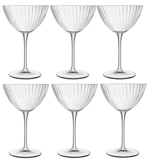 Copas de martini Luigi Bormioli - Copas de cóctel - Speakeasies - 220 ml - 6 piezas