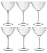 Copas de martini Luigi Bormioli - Copas de cóctel - Speakeasies - 220 ml - 6 piezas