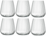 Vasos Luigi Bormioli - Vasos tumbler - Speakeasies - 450 ml - 6 piezas