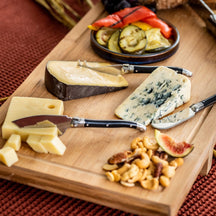 Tabla para servir / tabla de tapas con patas Cookinglife - XXL - Bambú - 100 x 26 cm
