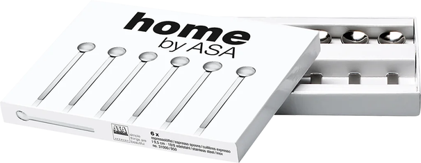 ASA Selection Cucharas para espresso - 6 piezas