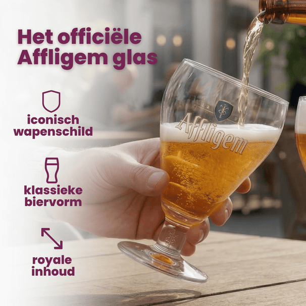 Vasos de cerveza Affligem - 300 ml - 2 piezas