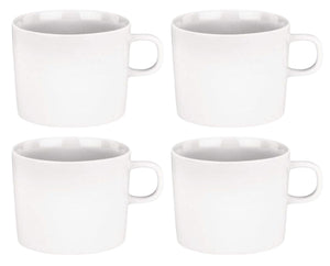 Alessi Tazas de café PlateBowlCup 200 ml - 4 piezas - Jasper Morrison - AJM28/78