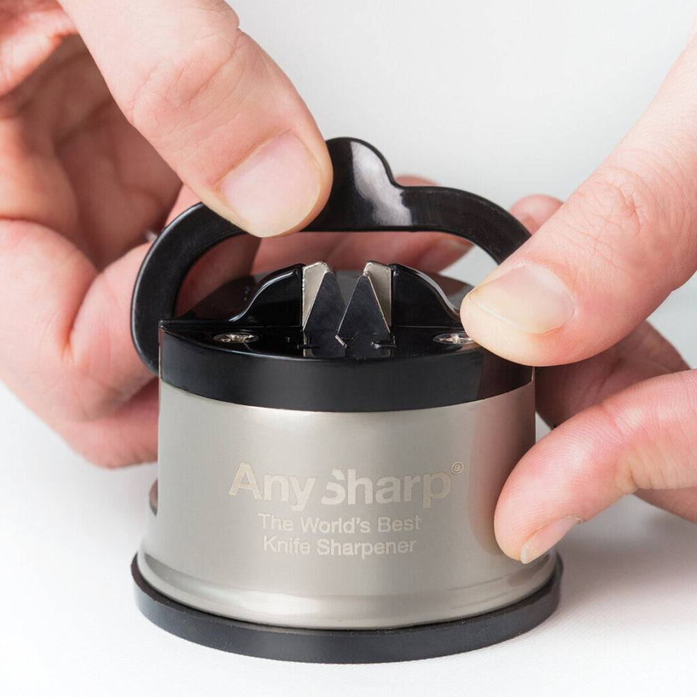 Afilador de cuchillos AnySharp Pro Plata