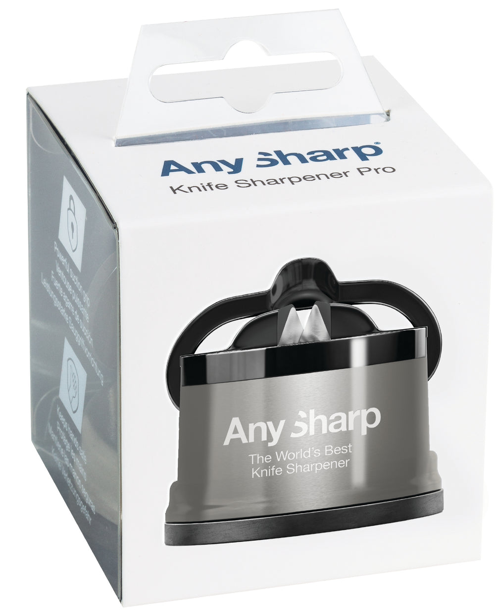 Afilador de cuchillos AnySharp Pro Plata