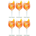 Vasos Aperol Spritz - 450 ml - Vaso oficial - 6 unidades
