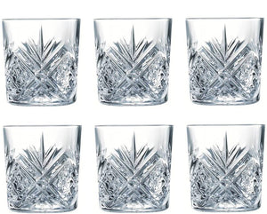 Vasos de whisky Arcoroc - Vasos bajos - Vasos de agua Broadway - 300 ml - 6 unidades