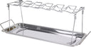 Cookinglife Soporte para Alitas de Pollo BBQ Fire & Flavour - Metal - Para Asar 12 Piezas