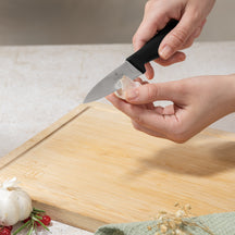 BerlingerHaus Bloque de Cuchillos Negro Rosado 10 Piezas - Cuchillo de Chef, Cuchillo de Pan, Cuchillo Santoku, Cuchillo de Oficina, Cuchillo Pelador & 4 Cuchillos de Carne