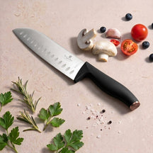 BerlingerHaus Bloque de Cuchillos Negro Rosado 10 Piezas - Cuchillo de Chef, Cuchillo de Pan, Cuchillo Santoku, Cuchillo de Oficina, Cuchillo Pelador & 4 Cuchillos de Carne